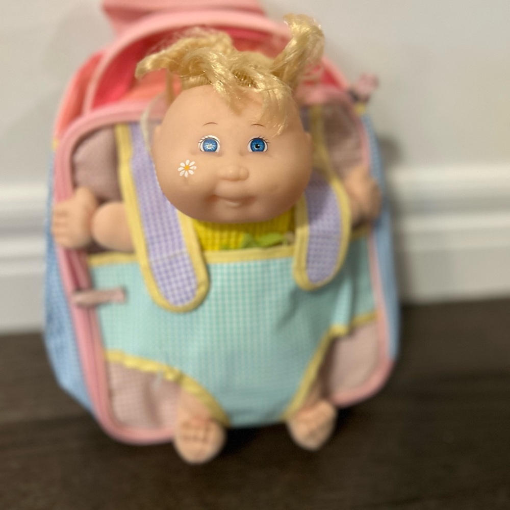 CABBAGE PATCH KIDS DOLL FAIRIES #047 with pastel backpack